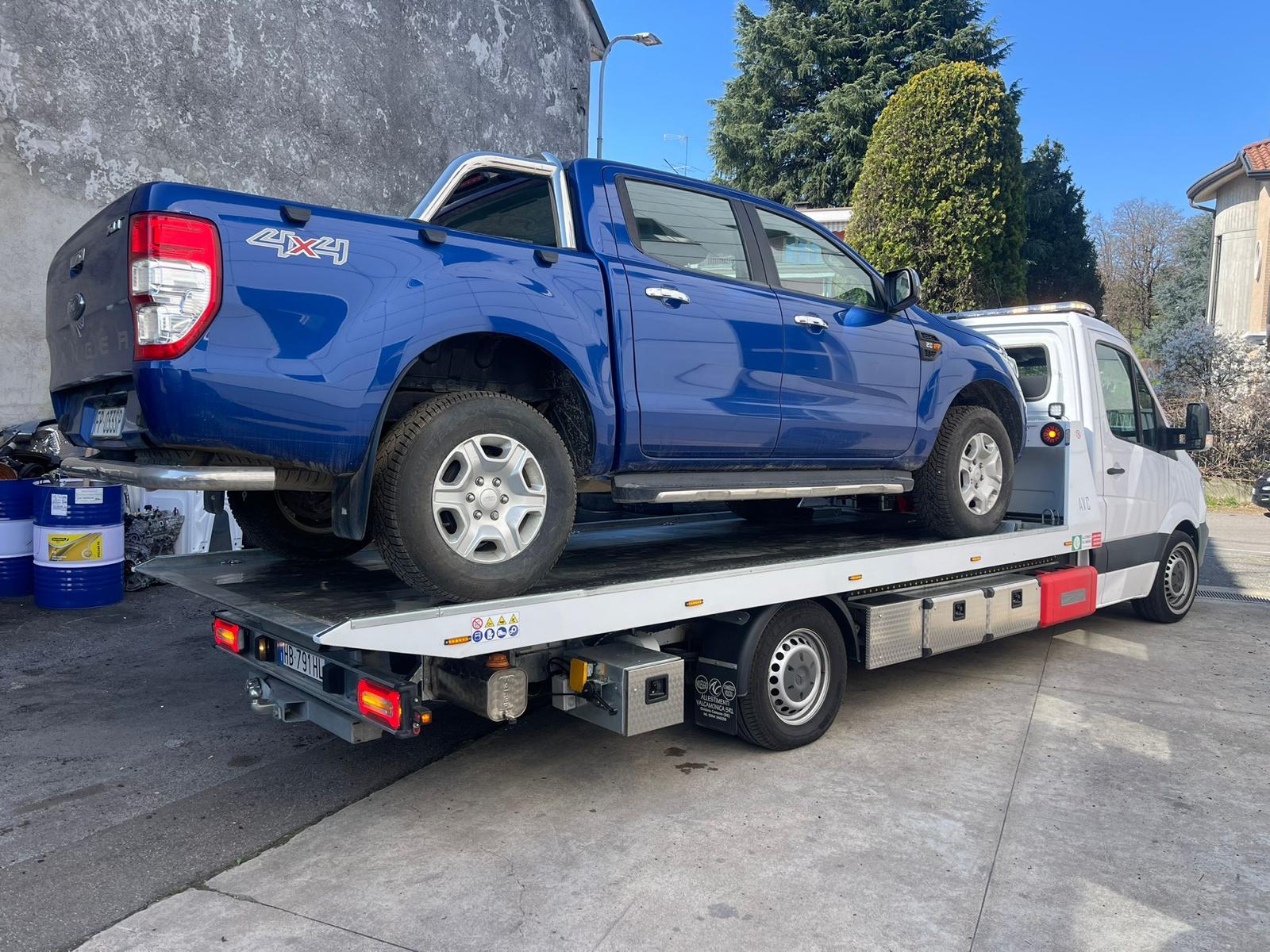 Carroattrezzi Autopegaso in azione