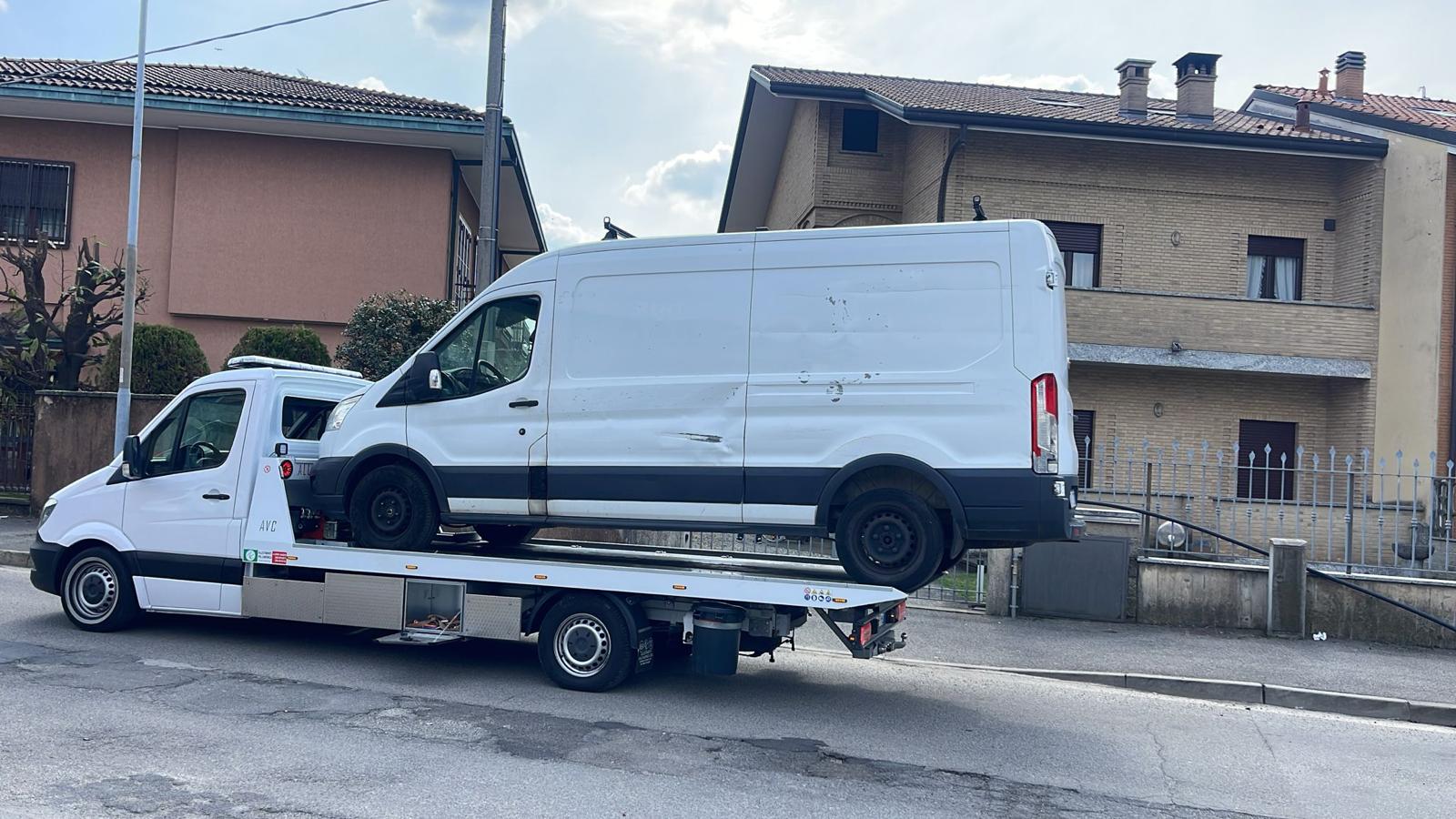 Recupero veicolo incidentato